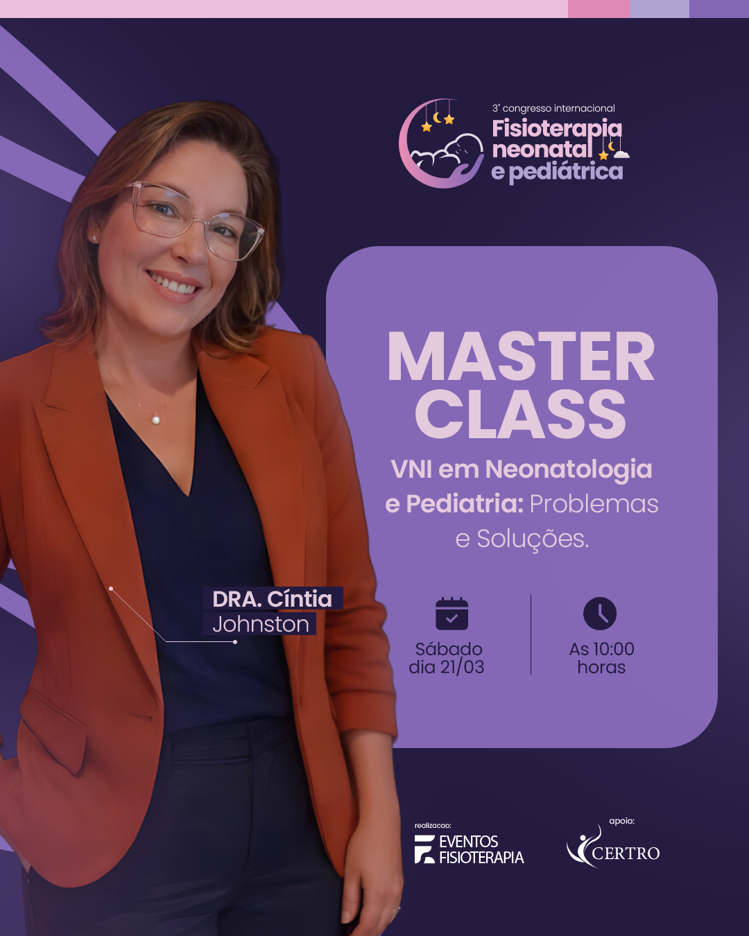 Master Class com Dra. Cíntia Johnston